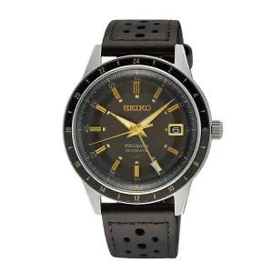 [세이코알바]세이코 프레사지 남성 남자 블랙 오토매틱 가죽시계 SSK013J1
