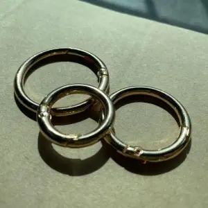 열쇠고리 오링 키링부자재 골드 33mm (WFKBIKU)