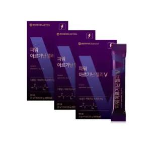 애즈유 파워 아르기닌 V 젤리 스틱 4400mg 15포 X3