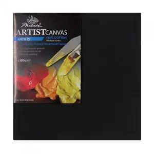 피닉스 아티스트 정사각형 검정 캔버스 20x20cm 미술용품 개(1개입)