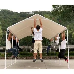 야외 주차장 천막 대형 행사 행사용 접이식 창고