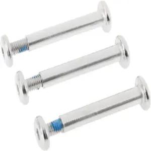 MUXSAM 10Pcs 0.24 /6mm OD 인라인 스케이트 액슬 나사 교체 샤프트 육각 소켓 휠 롤러 블레이드 베어링