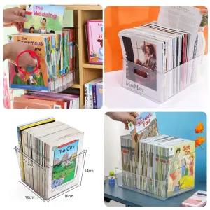 투명 ort정리함 책바구니 아크릴 팬트리 수납함 장난감 책장 냉장고정리
