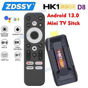 HK1 RBOX D8 스마트 호환 TV 박스 안드로이드 13 RK3528 8K WIFI6 BT5.0 2G 16G 4G 스티커 미니 소형 호환