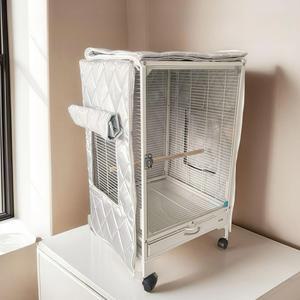 앵무새 새장 겨울 보온 v.5.0 소켓 필름 메쉬 작업복 조절 사랑앵무 조류 해먹 키우기