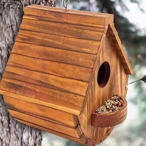야외용 나무 새집 자연 둥지 장식용 튼튼한 금속 플러스 파랑새집 핀치를 파랑새