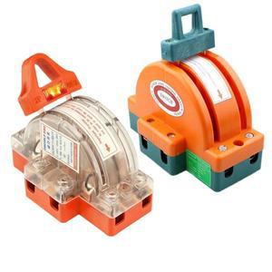 (1) 고 2P 나이프 스위치 32A 63A 100A 2상 고전력 220V 이중 던지기 단로기
