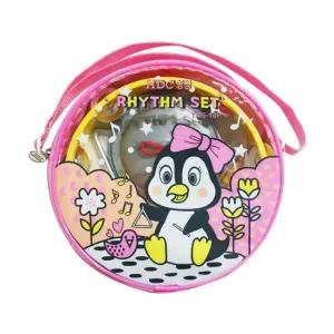 [하프클럽/]핑크 색상 유아 리듬 악기 세트
