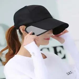 남성 볼캡 썬바이저 햇빛 차단 통기성 메쉬 야구모자