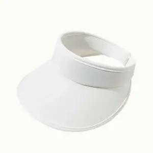 오늘 베이직 썬캡 그늘 창 모자 여름 여성 화이트