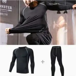 트레이닝복 2종세트 레깅스타이즈 긴팔 운동복 헬스복