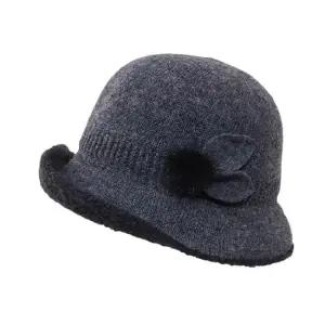 겨울 여성 벙거지 모자 할머니 엄마 버킷햇 기모 중년