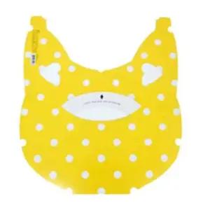 자외선차단모자 아동썬햇 도트 종이썬캡 50개 옐로우