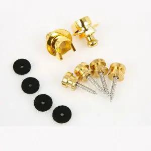 [하프클럽/]금속 스트랩핀 스트랩락 기타멜빵 스트랩 고정 부품세트