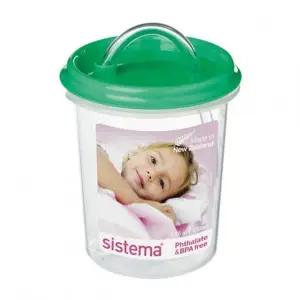 유아컵 뉴질랜드 시스테마 유아 빨대컵 250ml (그린) 아기물컵 유아물컵