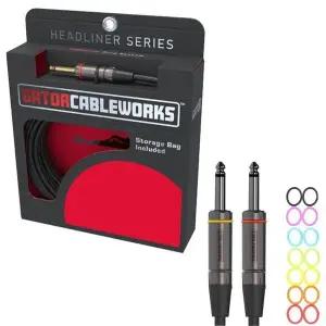 [하프클럽/]3m 일렉기타 베이스 케이블 악기용 무대 공연 연결 음향 케이블