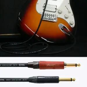 [하프클럽/]악기용 베이스 케이블 3m 블랙 일렉트릭기타 케이블