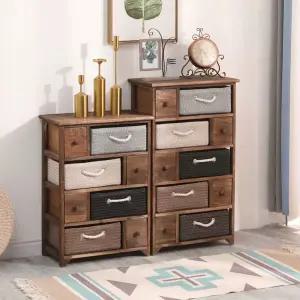 라탄서랍장 엔틱 안방서랍장 수납장 가구 다용도실 드레스룸