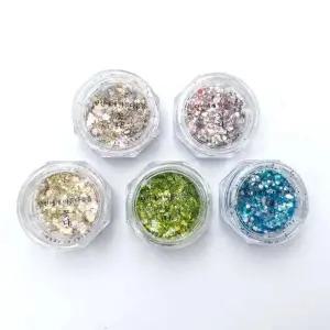 글리터 네일 파우더 5색 셀프네일 재료 네일아트 DIY (WFKBJHL)