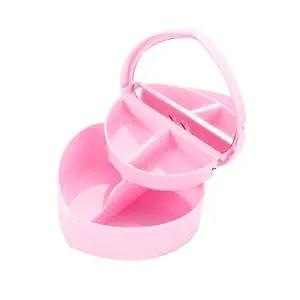 [하프클럽/]주얼리 보관함 화장대 정리함 액세서리 수납함 거울 포함 소품