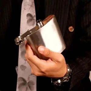 [하프클럽/]힙 플라스크 휴대용 술병 힙플라스크 양주병 위스키 포켓 스텐