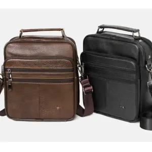 [하프클럽/]데일리 가죽 가방 빈티지 남성 크로스백 정장 핸드백