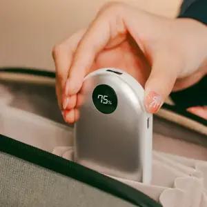 케이맥스 충전식 손난로 LCD 보조배터리 5000mA