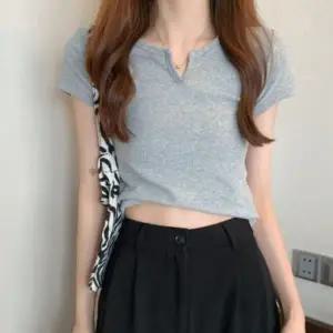 [하프클럽/]반팔티 세미오버 여성 이너 기본 티셔츠 슬림핏