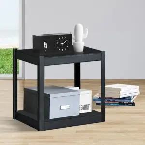 600/60조립식랙 2단협탁 인테리어 메탈고릴라랙 600/60 조립식 블랙 (WFKBKC0)