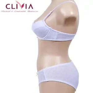 [하프클럽/]하트패턴 주니어 브라팬티 4단계 어린이 속옷