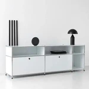 [하프클럽/]거실 수납장 모듈 거실장 미드센츄리 진열장