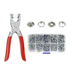 똑딱이 단추 펀칭 키트 세트 스냅단추 스냅단추펀치 똑딱이단추