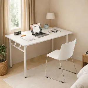 [아트박스]/가구느낌 영접이식책상 1200x500 간이 철제 테이블