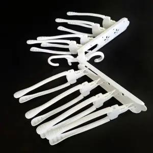 [하프클럽/]공간절약 옷걸이 만능 정리용 8단 수납행거 옷정리 플라스틱 행