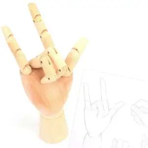 관절형 스케치 목각인형 구체손 드로잉 연습용 크로키 모델 (WFKBDW5)