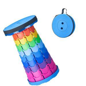 놀이공원 캠핑용 텔레스코픽 스툴 낚시 소형 플라스틱 스테인레스 벤치 가능한 드래그 여행