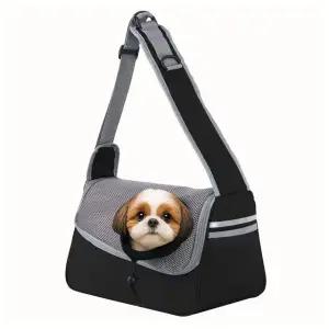 고품질 강아지 반려동물 통풍 메쉬 슬링 크로스백 이동가방 (WFKBAL2)