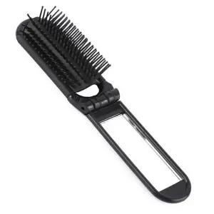 접이식 쿠션 손거울 머리빗 세트 메이크업 헤어빗 (WFKBRSR)