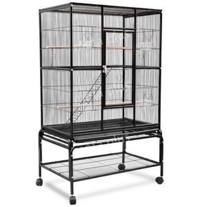 앵무새 케 대형 조류 17cm 인테리어 47x36x102cm 블랙 스텐 BJ0426