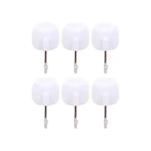 행거세트 6개입 글루고리세트 화이트벽면행거 화이트 (WFKBZ1B)