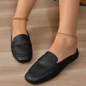 여성 블로퍼 슬리퍼형 캐주얼 데일리 신상 슈즈 (WFKBT64)