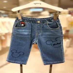 [디즈니] 미키  스리써클 일자데님 바지 (79T122005)