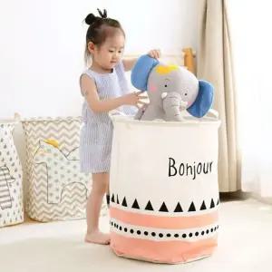 봉주르바구니 목마디자인 디자인수납함 북유럽바구니 목마바구니 (WFKC5P0)