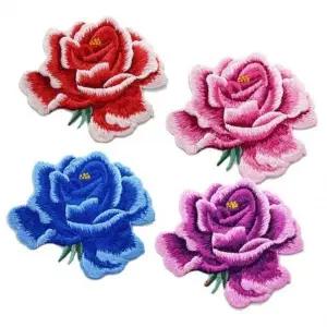 [하프클럽/]꽃모양 플라워 추천 와펜 자수패치 꾸안꾸 4색 한복자