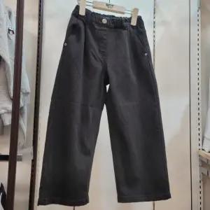 에스핏 HC41 흑청 와이드 윈턱 기모데님PT 청바지 SJY710FJPT46