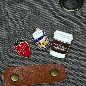 [하프클럽/]앞치마 카페 추천 포인트 브로치 꾸안꾸 커피