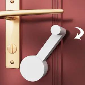 현관 잠금장치 도어 이중잠금 문고리 도어락 안전장치 문걸쇠 문열림방지