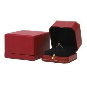 [하프클럽/]앤틱 인기 형 주얼리 하드 감성 케이스 반지 레드 보