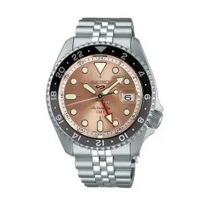 [세이코알바]세이코 세이코5 오토메틱 남성 남자 실버 로즈골드 스포츠 메탈시계 SSK043K1