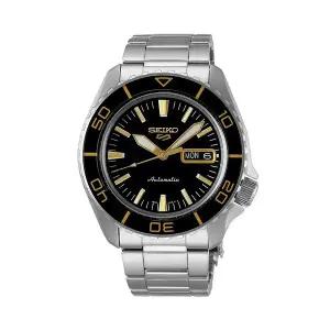 [세이코알바]세이코 5 블랑팡 흑판 실버 블랙 오토매틱 메탈시계 SRPK99K1